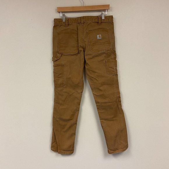 Carhartt Womens 100723 Brown Slim Fit Double Front Work Pants Size 6 Short - Picture 2 of 8